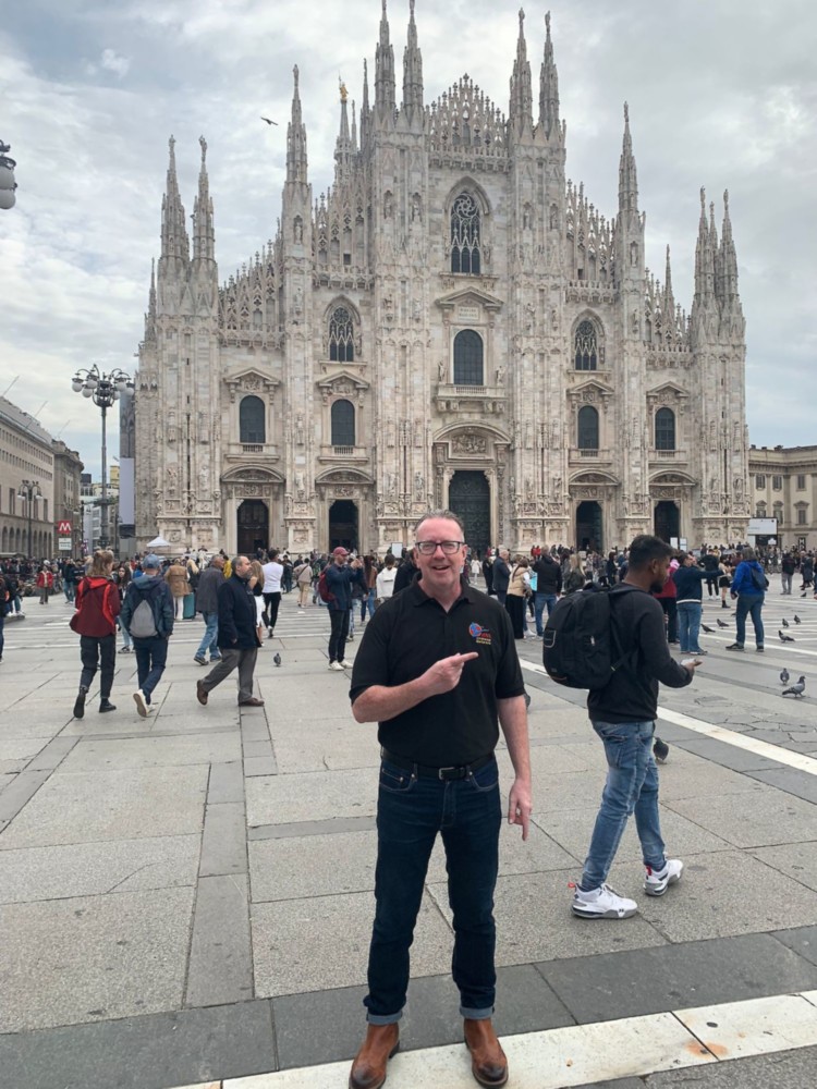 October - John - Milan, Italy