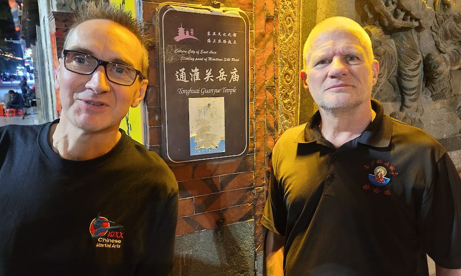 NOVEMBER - Nigel and John G - Guanyue Temple, Quanzhou, China
