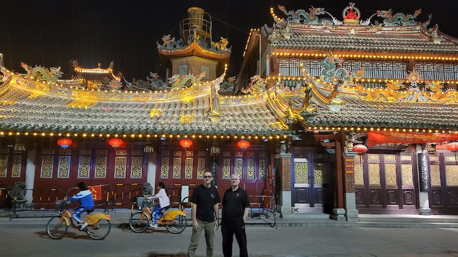 NOVEMBER - Nigel and John G - Guanyue Temple, Quanzhou, China
