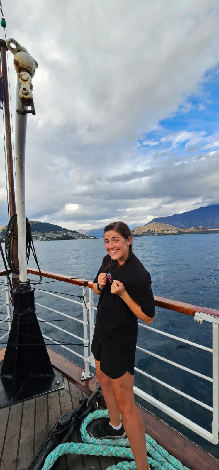 MARCH - Rebekka - Steamboat TTS Earnslaw, Queenstown, New Zealand